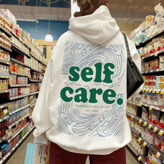 Self Care Mac M Sweatshirt , Self Care shirt, Mac Self Care Merch Sweatshirt, Swimming Sweatshirt, Swimming hoodie 1
